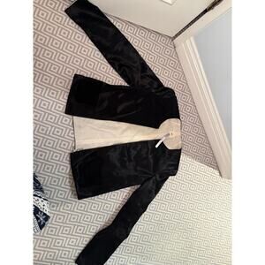 Narcisco Rodriguez Black Silk Jacket